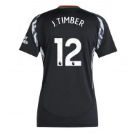 Echipament fotbal Arsenal Jurrien Timber #12 Tricou Deplasare 2024-25 pentru femei maneca scurta